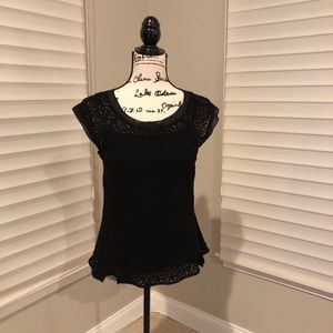 Black lace never worn blouse